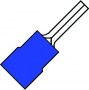 pensteker kabelschoen blauw 1-2.5mm² (100st)